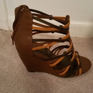 Mia Aisha Caged Wedge
